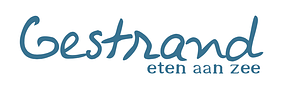 Gestrand, eten aan zee logo