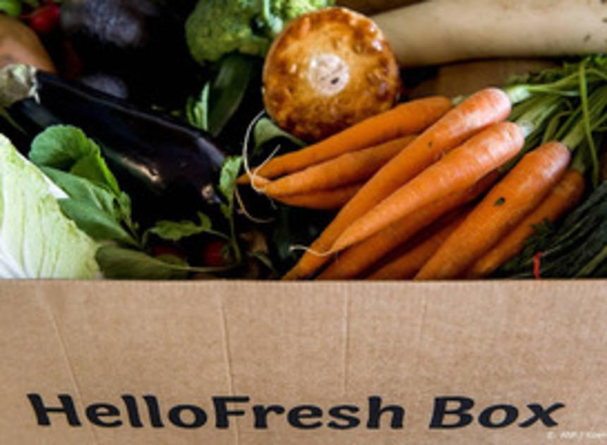 HelloFresh levert steeds meer maaltijdenboxen