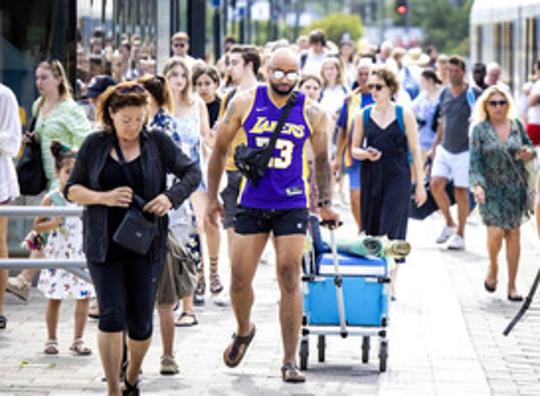 Smogalarm: mensen met luchtwegklachten kunnen beter niet naar een terras